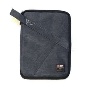 BUBM Electronics Travel Organizer Case Zippered Tech Cable Storage Gray